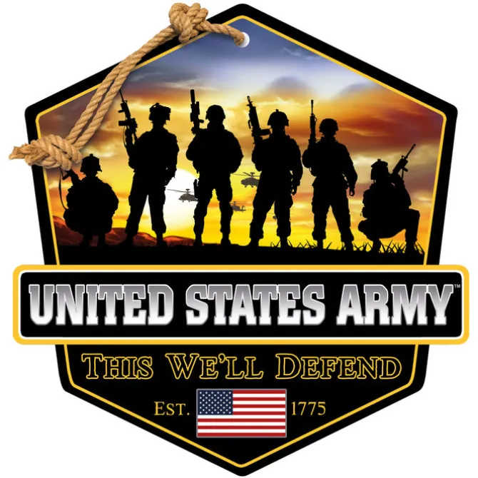 Army Brothers Badge 20 x 20 inch Sign