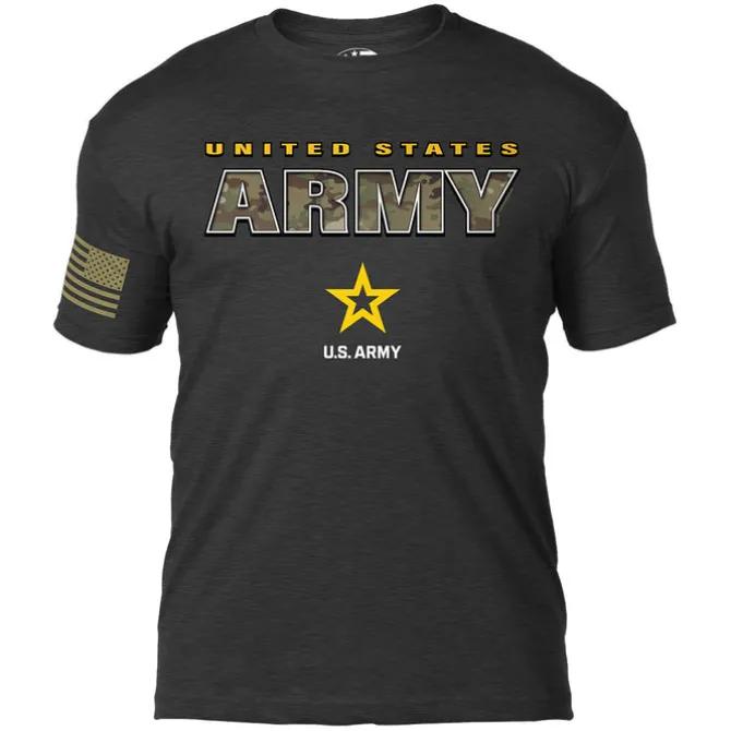 Army Camo Text 7.62 Design Battlespace Men's T-Shirt