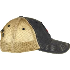 Betsy Ross Flag Skull Vintage Trucker Hat