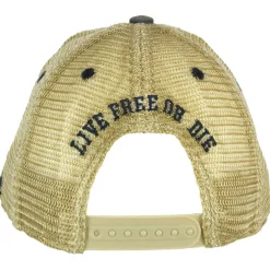 Betsy Ross Flag Skull Vintage Trucker Hat