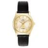 Bulova Army Women's Gold-Tone Watch Leather Strap