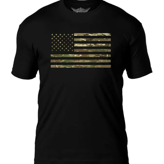 Camo Flag 7.62 Design Battlespace Men's T-Shirt