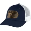 Christian Cross & Flag Patch Trucker Hat by 7.62 Design