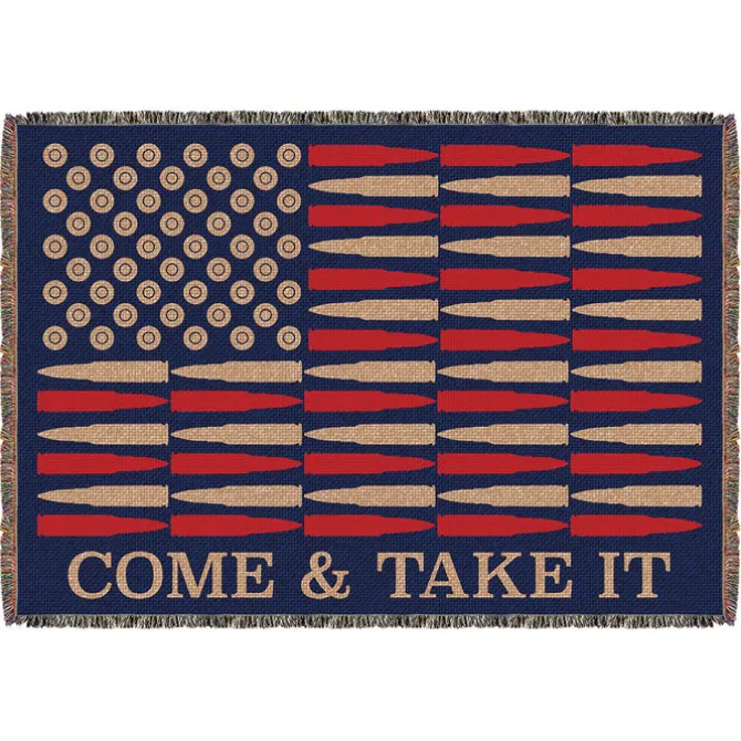 'Come & Take It' 7.62 Design 53" x 70" Throw Blanket