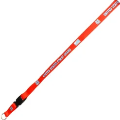 7.62 Design Coast Guard Orange Lanyard - Officially Licensed USCG Product