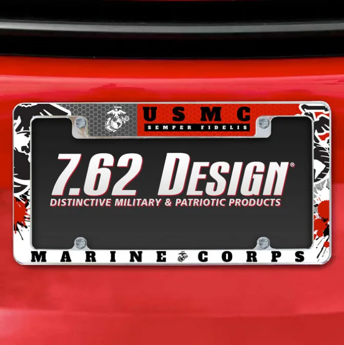 7.62 Design Marine Corps License Plate Frame - Officially Licensed