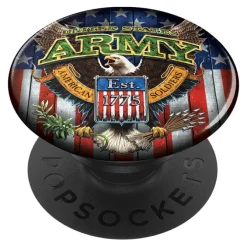 7.62 Design U.S. Army Fighting Eagle PopSocket Cell Phone Grip & Stand - Officially Licensed