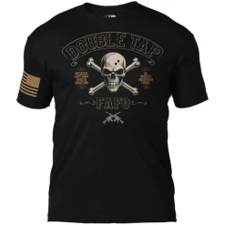'Double Tap' V2 7.62 Design Men's T-Shirt Black