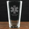 Firefighter & First Responders 'Build Your Glass' Personalized Pint Glass