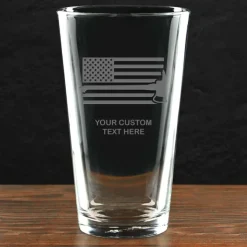 Firefighter & First Responders 'Build Your Glass' Personalized Pint Glass