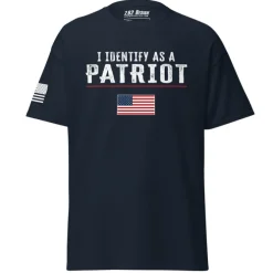 I Identify As A Patriot Patriotic Men's T-Shirt