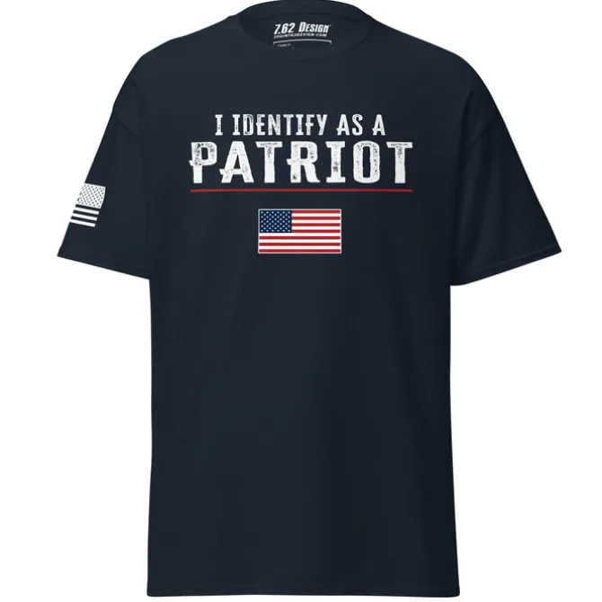 I Identify As A Patriot Patriotic Men's T-Shirt