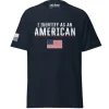 I Identify As An American - Patriotic Men's T-Shirt
