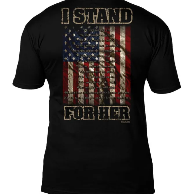 'I Stand For Her' National Anthem 7.62 Design Premium Men's T-Shirt