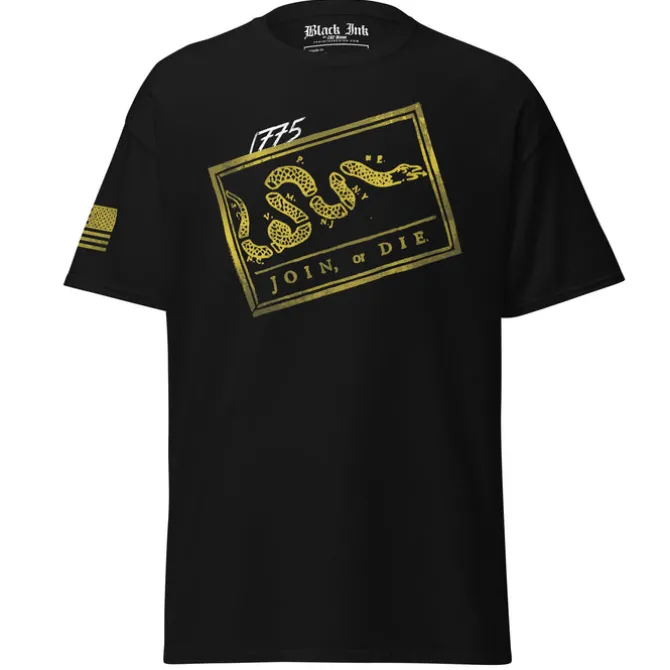 Join or Die Patriotic Men's Tee