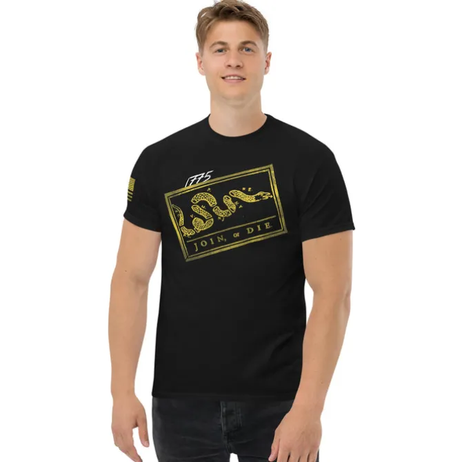 Join or Die Patriotic Men's Tee