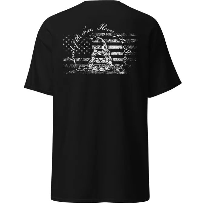 Land Of The Free Patriotic Men's T-Shirt