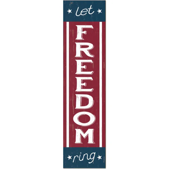 Let Freedom Ring 11 x 46 inch Leaner Sign