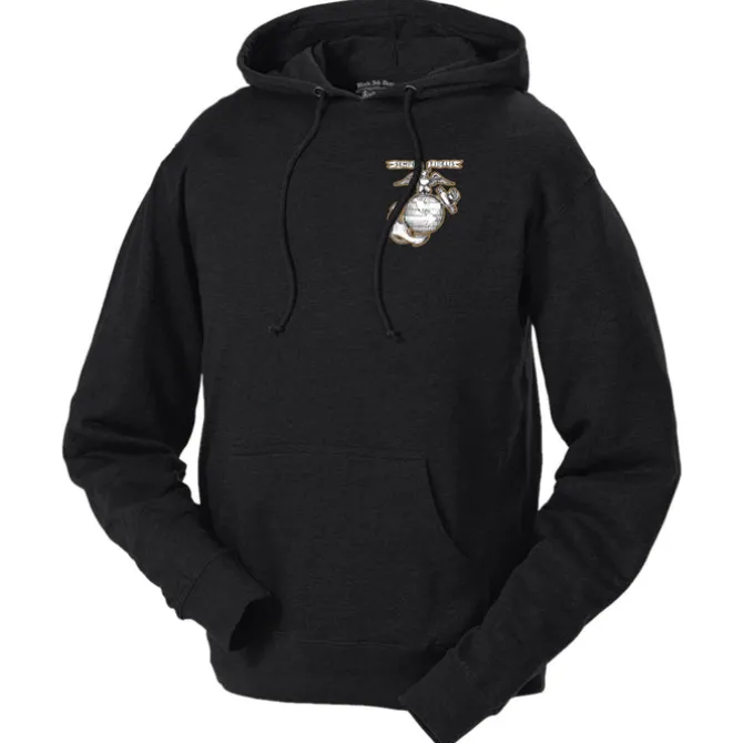 Marines Hoodie - USMC - Seventeen 75 Sweatshirt - Men's and Lady's Marines Hoodie