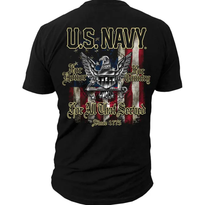 Men's U.S. Navy T-Shirt - US Navy For All That Served