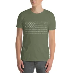Mlitary Oath of Enlistment U.S. Flag Tee