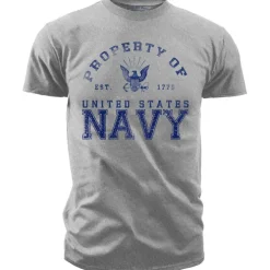 Navy T-Shirt - Mens Property of the US Navy - Mens US Navy Shirt