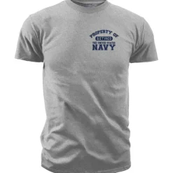 Navy T-Shirt - Property of the Navy Retired - Mens US Navy Shirt