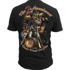 2nd Amendment Dont Tread on Me - Black Ink Premium Men's T-Shirt