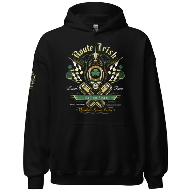OIF Route Irish Black Unisex Hoodie