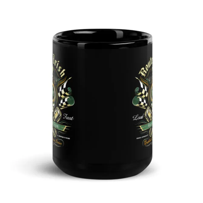 OIF/OEF Veteran Route Irish Black Glossy 15oz Mug