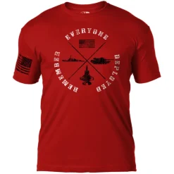 RED Remember Everyone Deployed 7.62 Design Men's T-Shirt