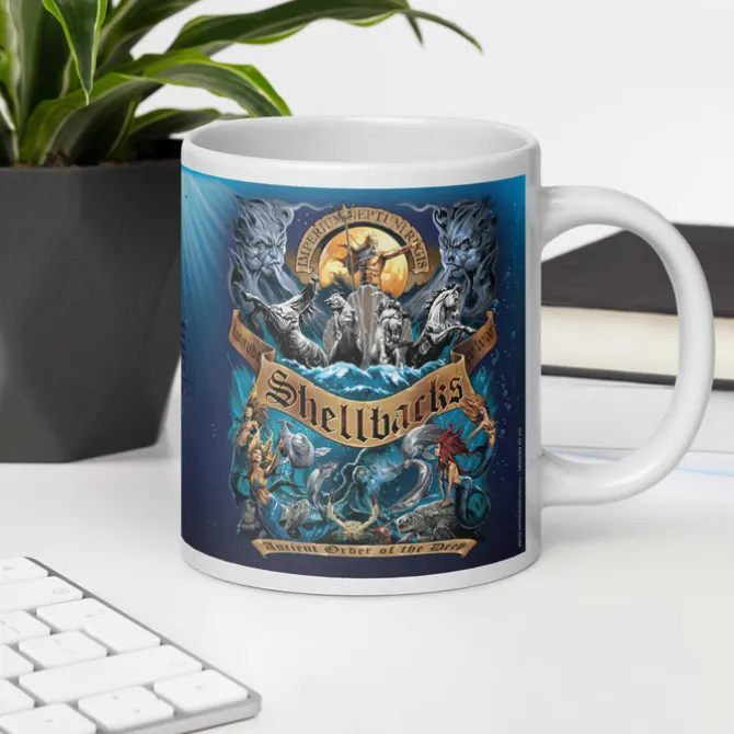 Shellbacks Ancient Order 20oz Coffee Mug
