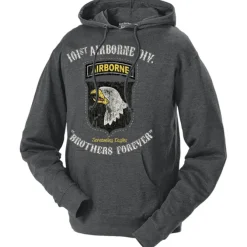 101st Airborne of US Army Division Brothers Forever Retro Hooded Sweatshirt Men's and Women's Army Hoodie