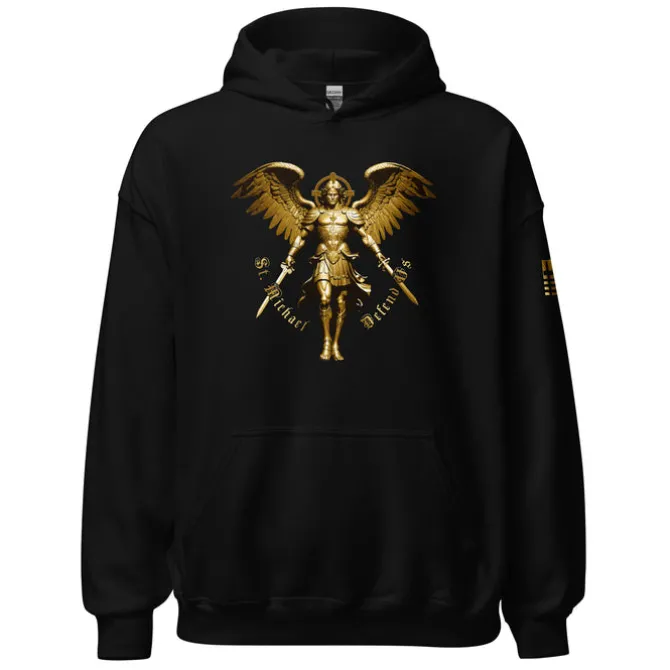 St Michael Defend Us Unisex Hoodie