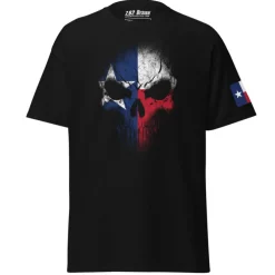 Texas Flag Skull Made To Order Men's Tee