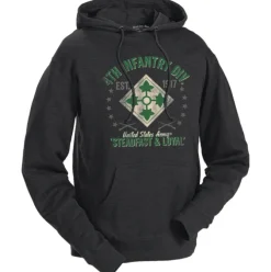4th Infantry Retro United States Army Unisex US Army Hoodie