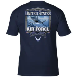 US Air Force 'Air Power' 7.62 Design Battlespace Men's T-Shirt Navy
