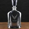 US Air Force 'Build Your Glass' Personalized 23.75 oz. Whiskey Decanter