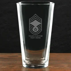 US Air Force 'Build Your Glass' Personalized 16 oz. Pint Glass