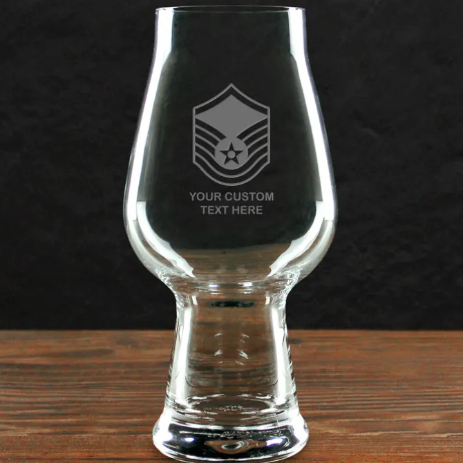 U.S. Air Force 'Build Your Glass' Personalized 18.25 oz. Luigi Bormioli IPA Glass