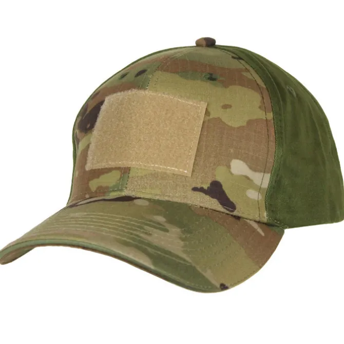 US Air Force Camo/OD Green Hook & Loop Patch Cap