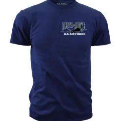 U.s. Air Force Drones - Death From Above - Black Ink Men's T-Shirt