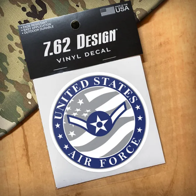 US Air Force E-2 Airman 3.5" Decal by 7.62 Design