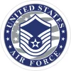 US Air Force E-7 Master Sergeant 3.5" Decal by 7.62 Design