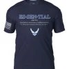 US Air Force 'Essential' 7.62 Design Battlespace Men's T-Shirt Navy