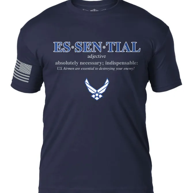US Air Force 'Essential' 7.62 Design Battlespace Men's T-Shirt Navy