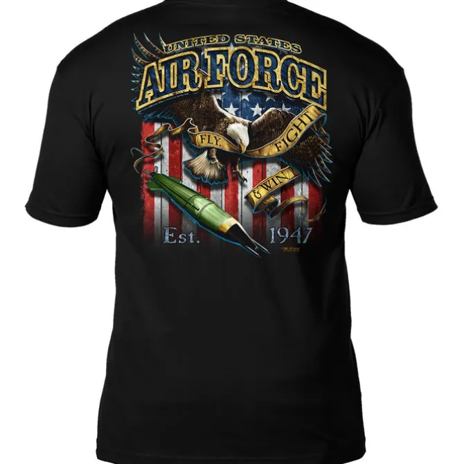 US Air Force 'Fighting Eagle' 7.62 Design Battlespace Men's T-Shirt