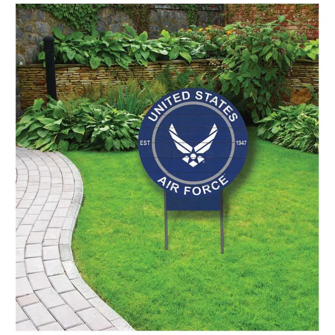 U.S. Air Force Logo 20 x 20 inch Yard Sign - Made In The USA