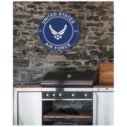 U.S. Air Force Logo 20 x 20 inch Indoor / Outdoor Sign - Made In The USA
