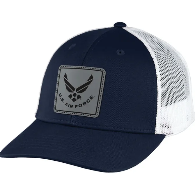 U.S. Air Force Logo Patch Trucker Hat by 7.62 Design